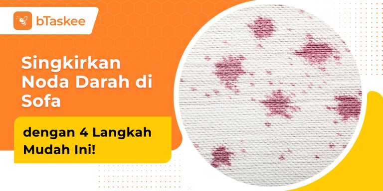 cara membersihkan noda darah di sofa