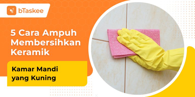 cara membersihkan keramik kamar mandi yang kuning