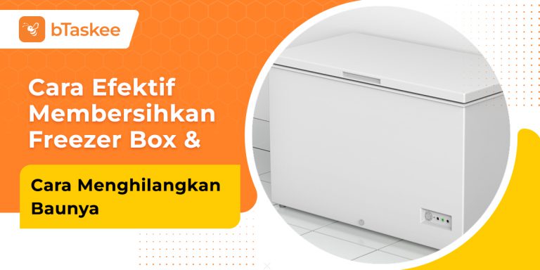 cara membersihkan freezer box