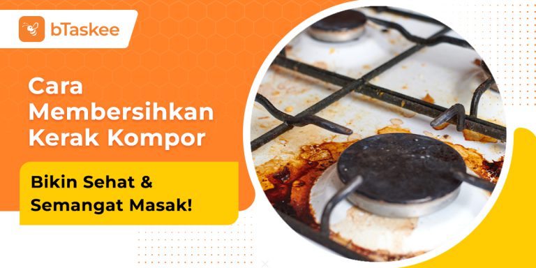 cara membersihkan kerak kompor