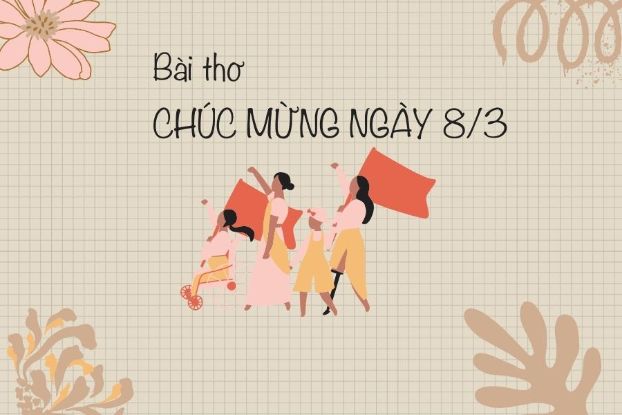 Bài thơ Chúc mừng ngày 8/3.