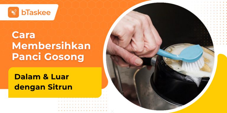 cara membersihkan panci gosong dengan sitrun