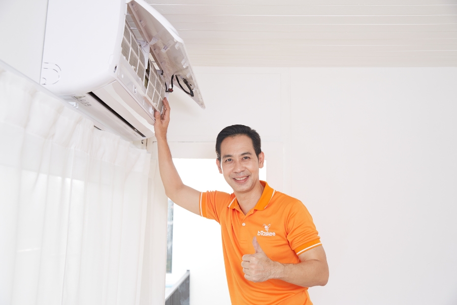 bTaskee cung cấp dịch vụ vệ sinh máy lạnh huyện Hóc Môn uy tín, đạt chuẩn 5 sao.