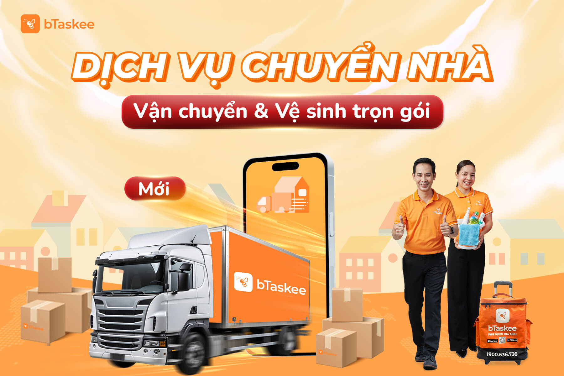 bTaskee Chính Thức Ra Mắt Dịch Vụ Chuyển Nhà!