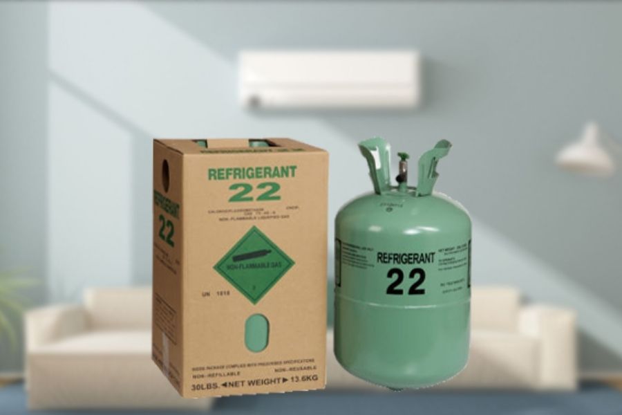 Gas R22 có giá thành thấp nhất trong các loại.