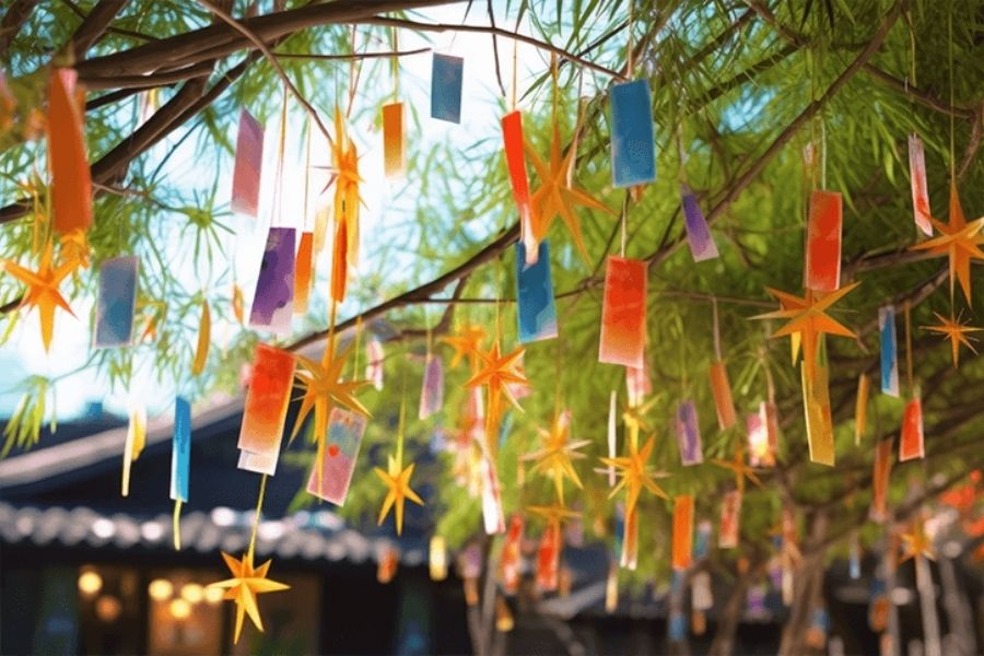 Lễ Thất Tịch ở Nhật Bản được gọi là Tanabata - Ngày lễ tượng trưng cho tình yêu.