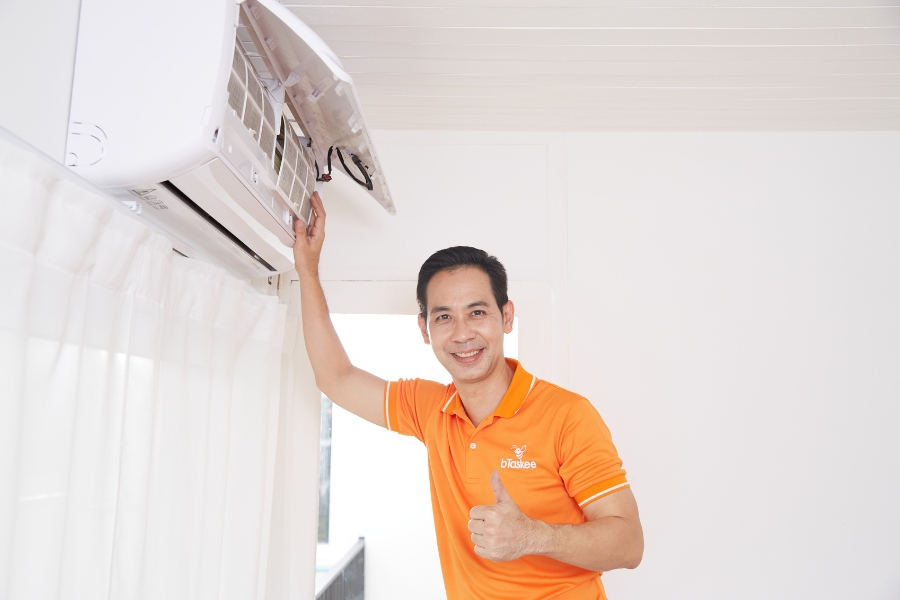 Các Tasker có tay nghề, chuyên môn cao, đảm bảo vệ sinh máy lạnh sạch sẽ.
