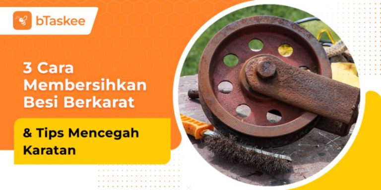 cara menghilangkan besi berkarat