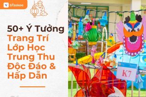 trang trí trung thu lớp học