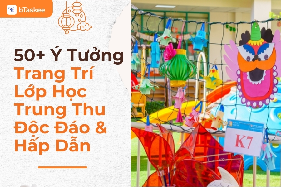 trang trí trung thu lớp học