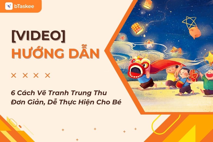 vẽ tranh trung thu