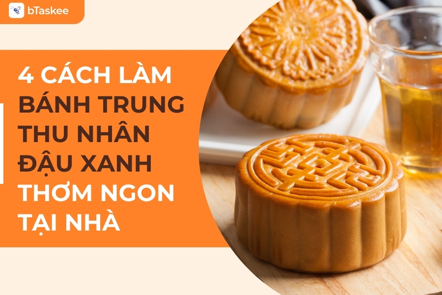 cách làm bánh trung thu nhân đậu xanh