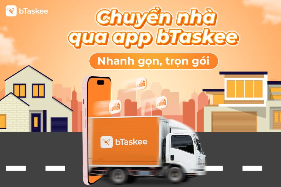 Dịch vụ vận chuyển tại Đà Nẵng của bTaskee không cần khảo sát và thao tác hoàn toàn trên ứng dụng.