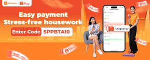 bTaskee and ShopeePay: Easy payment, stress-free housework