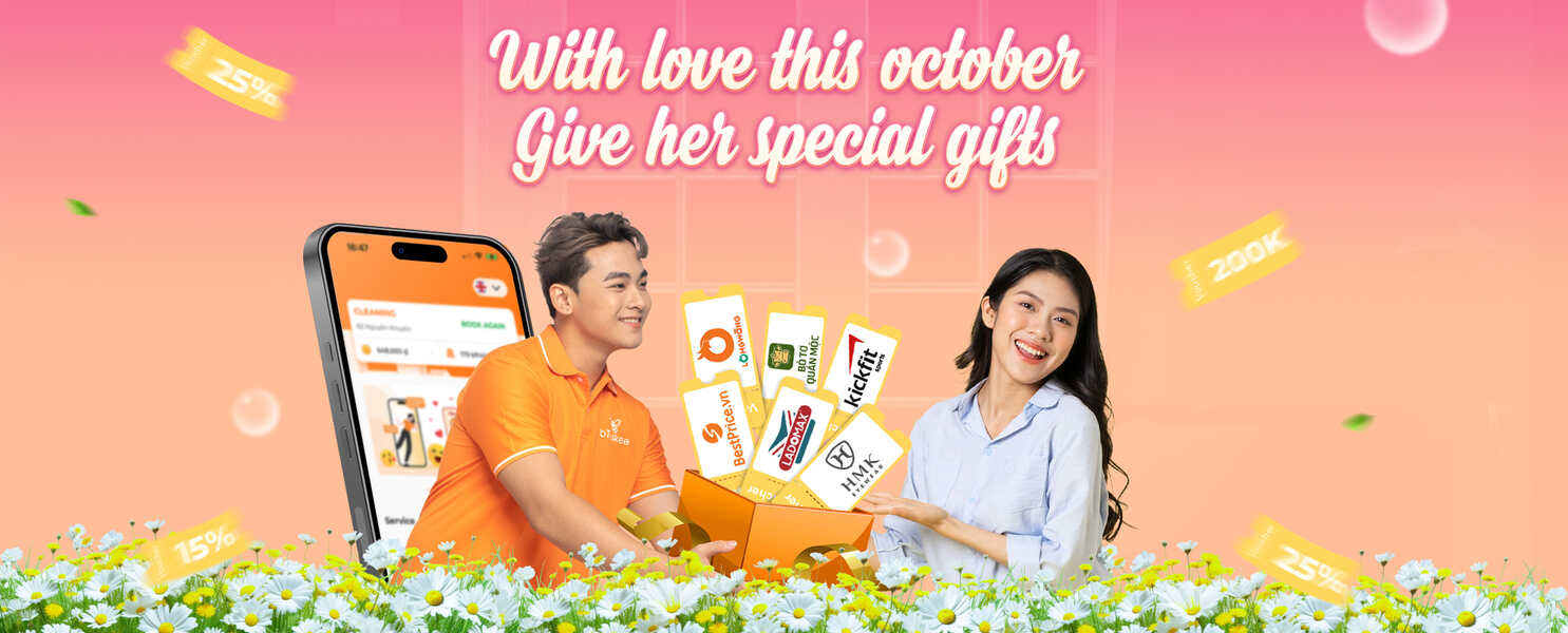 With love in October, give her special gifts