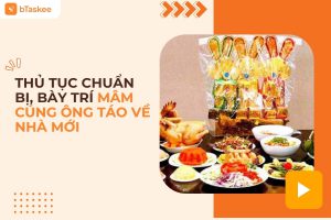 mâm cúng ông táo về nhà mới