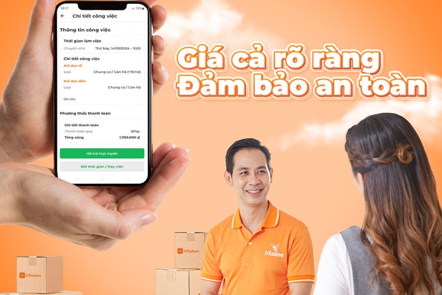 Giá cả minh bạch kèm chính sách bảo hành và hỗ trợ kịp thời.