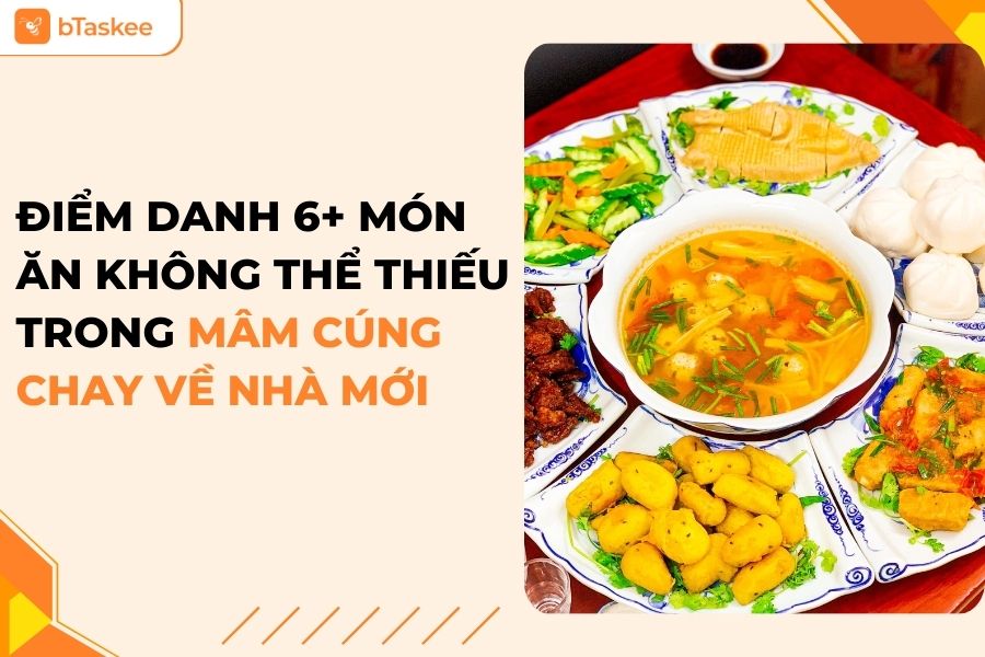 mâm cúng chay về nhà mới