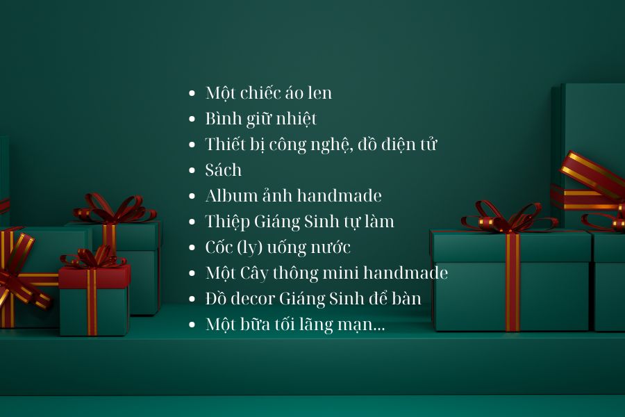 Những vật phẩm trang trí Giáng Sinh vẫn giữ được sức hút để làm quà Noel hàng năm.