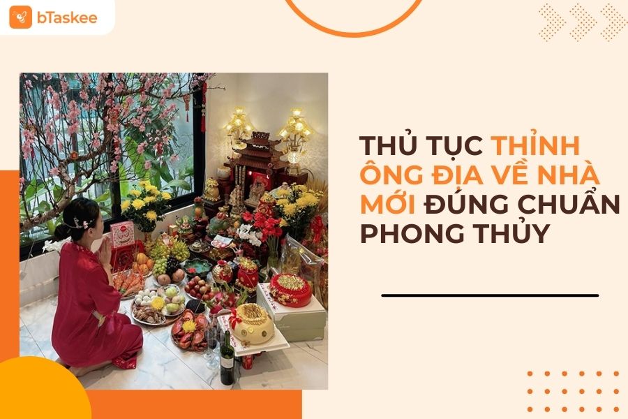 thỉnh ông địa về nhà mới