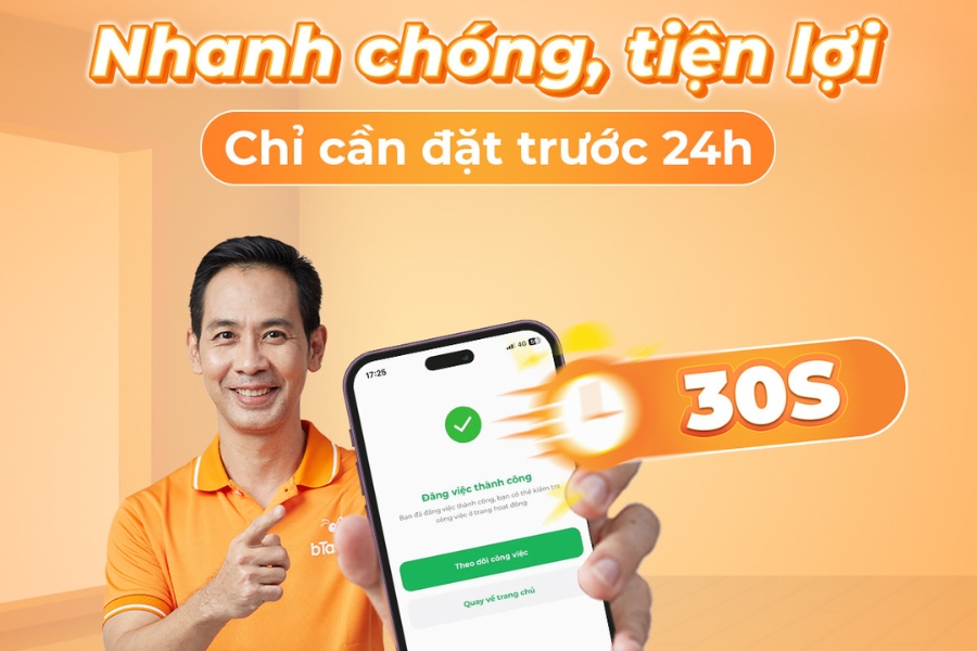 Chuyển nhà nhanh chóng, tiện lợi cùng bTaskee.