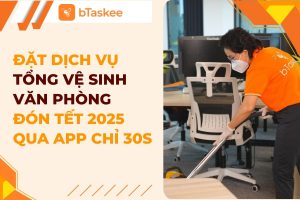 tổng vệ sinh văn phòng đón tết