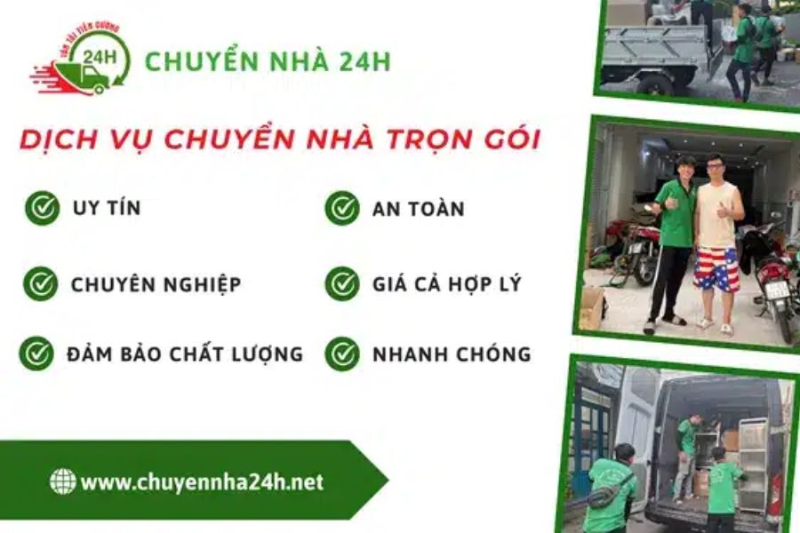 Dịch vụ vận chuyển Chuyển Nhà 24h.