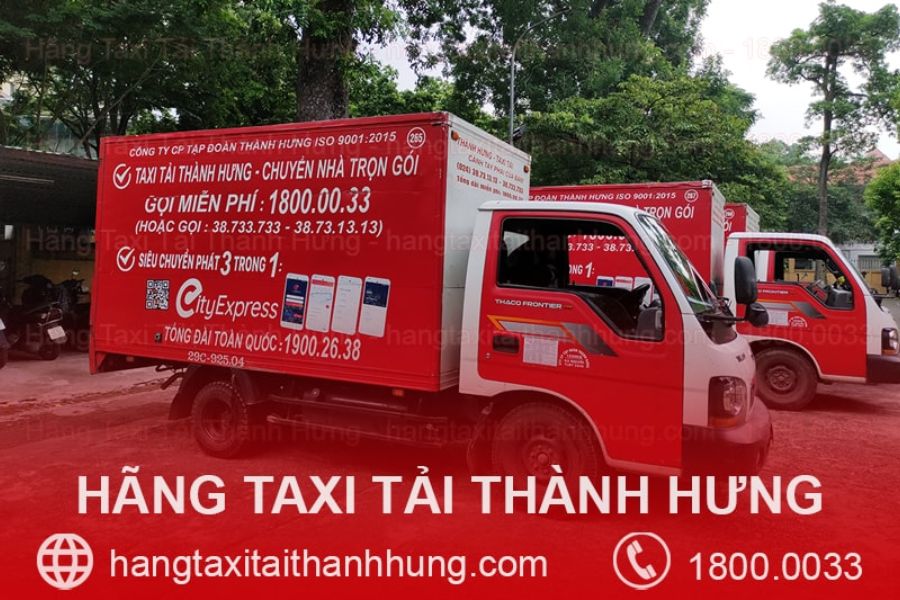 Công ty cho thuê taxi tải, chuyển nhà trọn gói Thành Hưng.